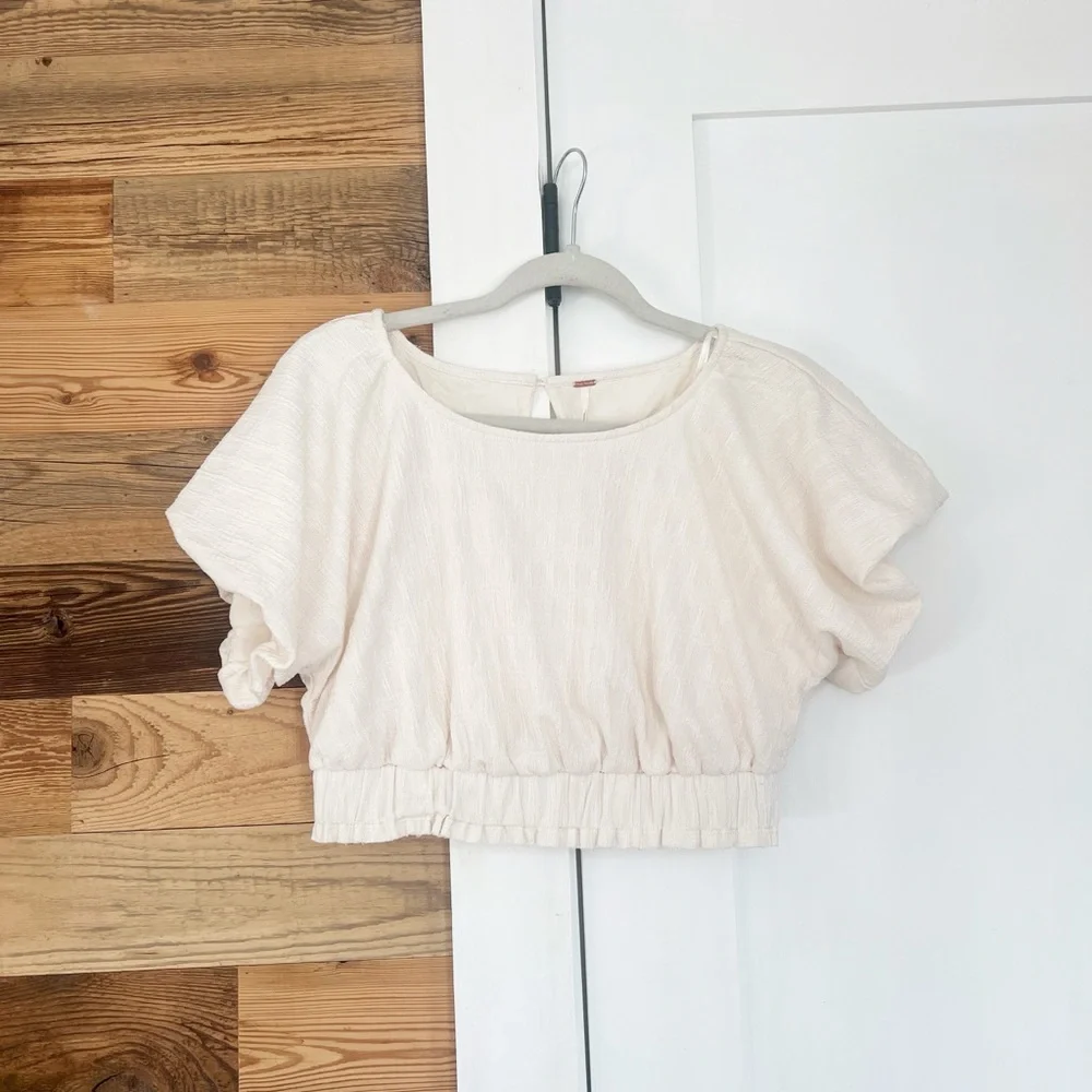 NWT Free People Tovah Top in Tofu Small